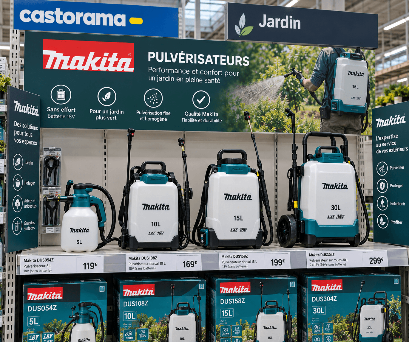 Pulvérisateur Makita 18V : comparatif et avis (2026)