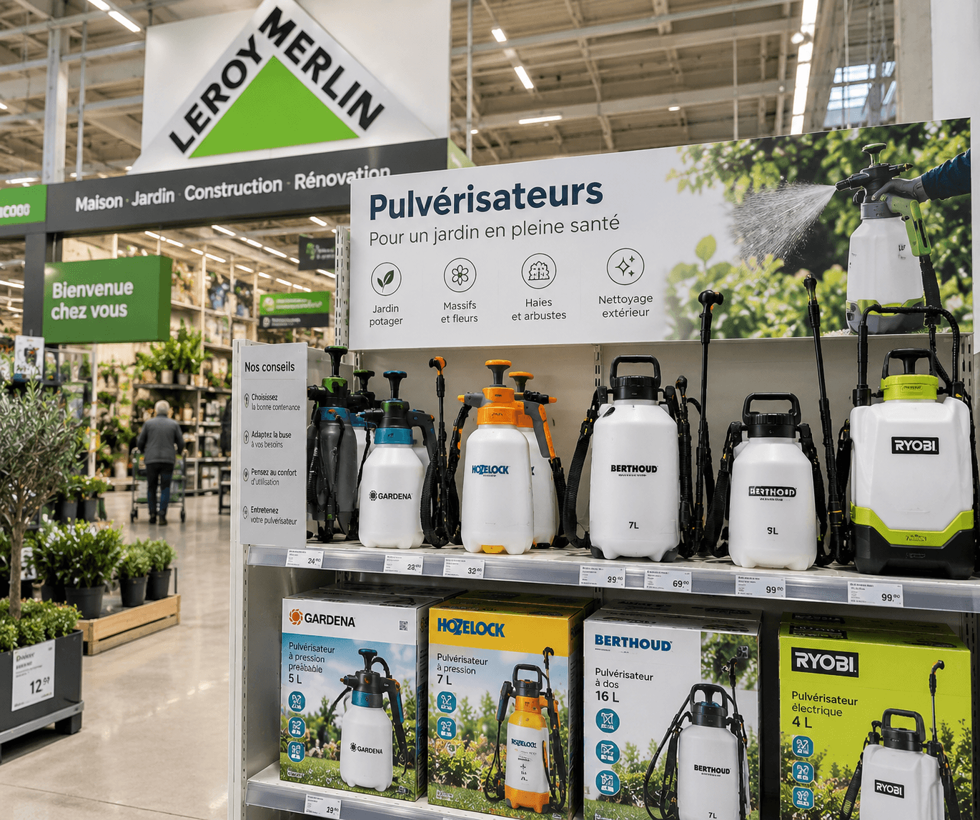 Pulvérisateur Leroy Merlin : comparatif, avis et guide d'achat