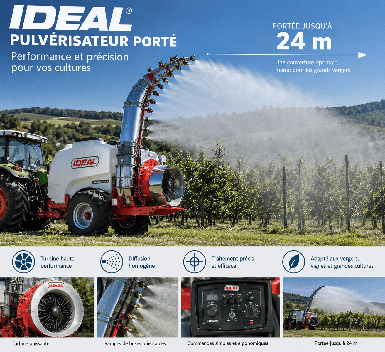 Pulvérisateur porté 24m : guide d'achat, prix, modèles