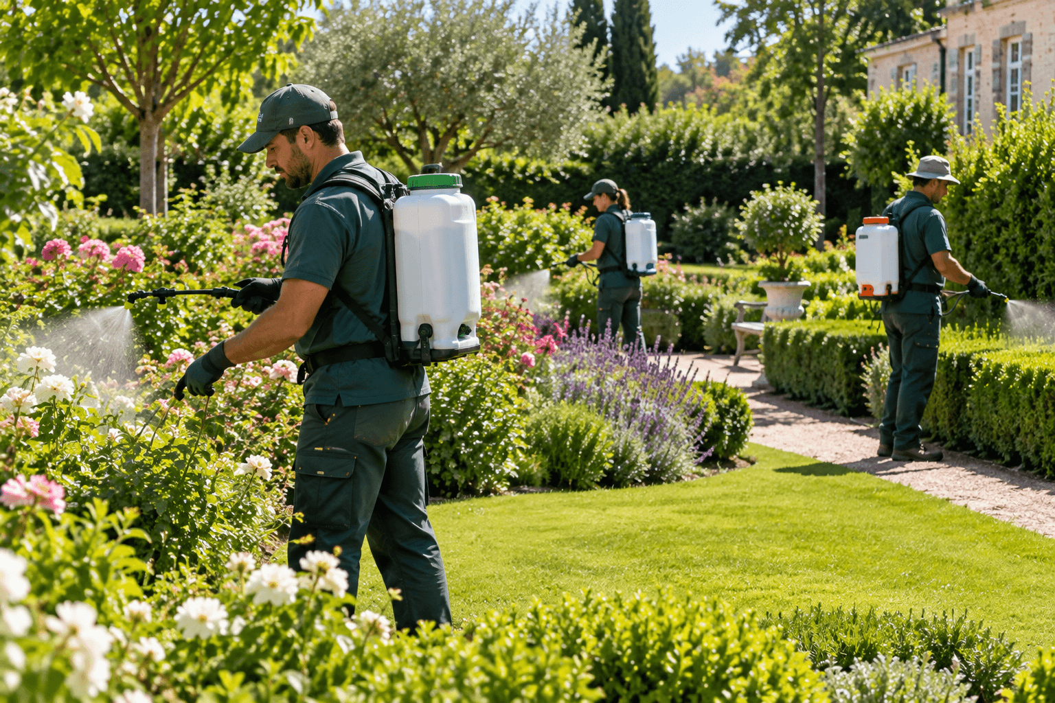 Pulvérisateur pour engrais : application d'engrais liquide au jardin