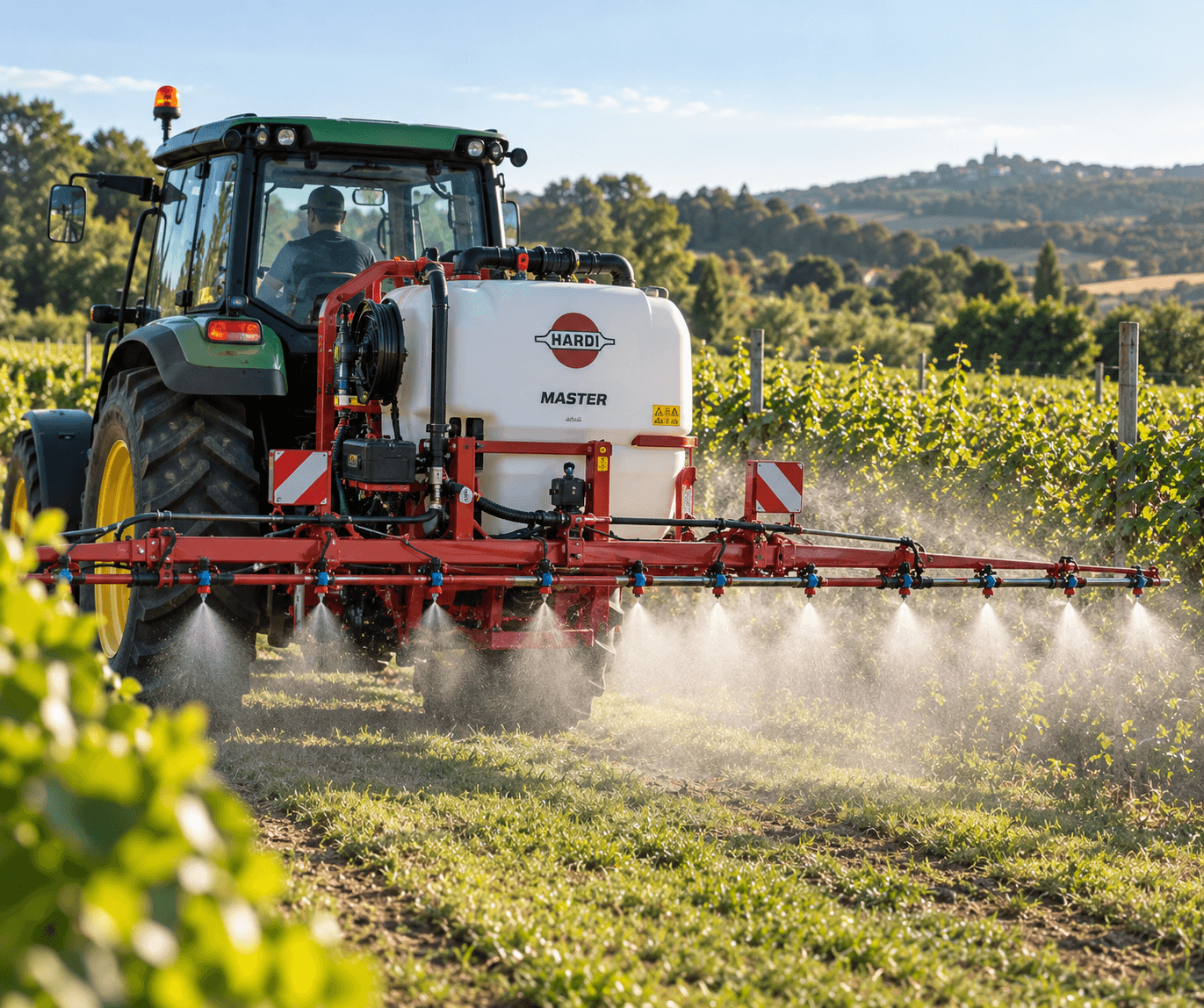 Pulvérisateur pour tracteur : porté, rampe et 3 points